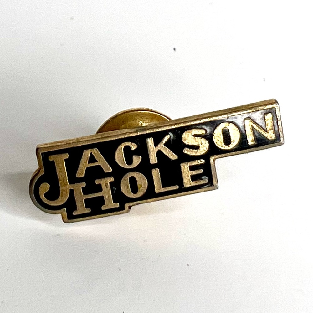 Vintage Jackson Hole, Wyoming Lapel Pin Souvenir